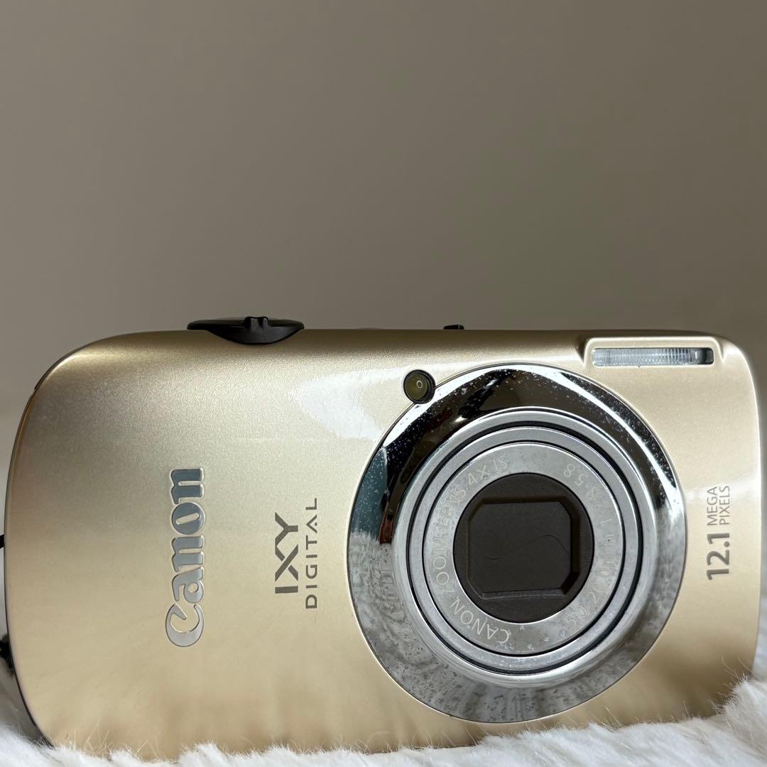Canon カメラ　IXY 510IS PC1356 ゴールド コンデジ　動作品