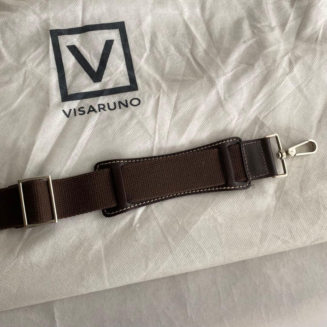 visaruno ビジネスバッグ　本革　イタリア製　傷なし　ブラウン　A4