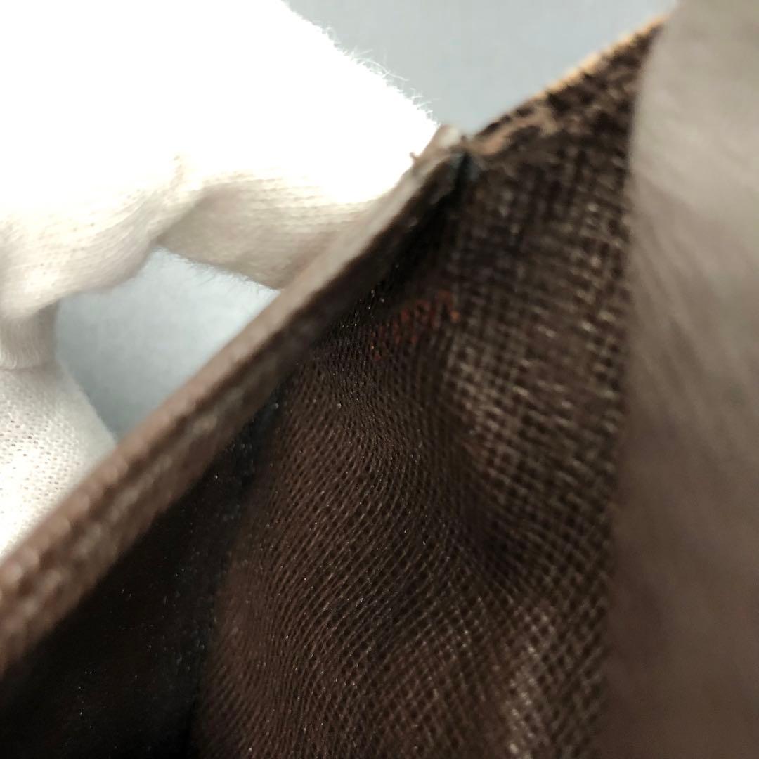 ルイヴィトン ダミエ カードケース 名刺入れ イニシャル入り