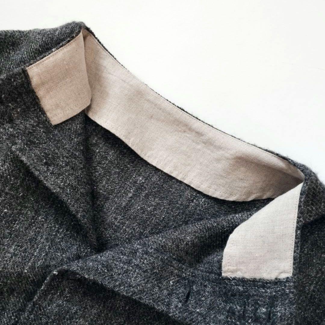 nestrobe✨シェットランドウールリネン プルオーバー シャツ