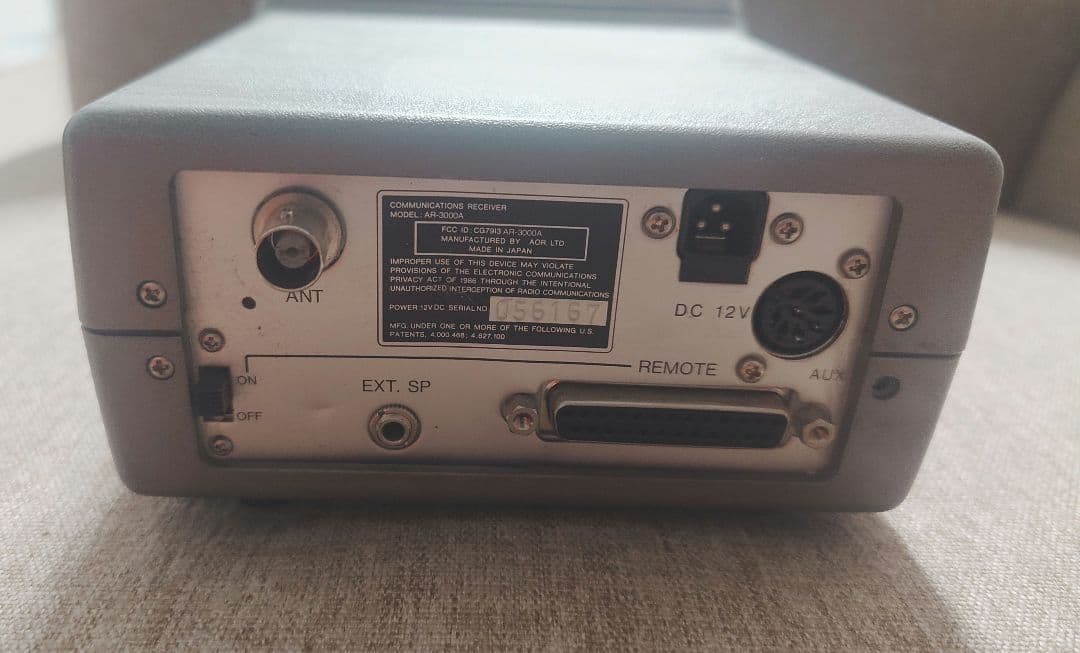 AOR　AR-3000A　広帯域受信機　ジャンク?