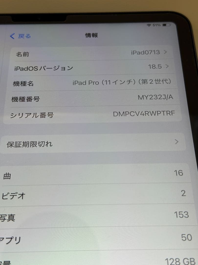 Apple iPad Pro (第2世代)11インチ +Apple Pencil