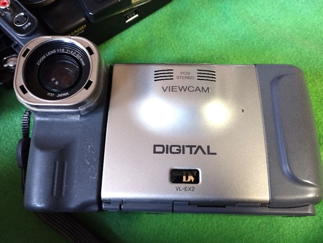 シャープ　miniDV ビデオカメラ VL-EX2 動作良好　付属品多数
