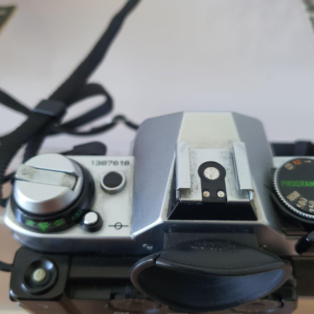 キャノン AE-1 FD 50mm F 1.4 スピードライト データバックA