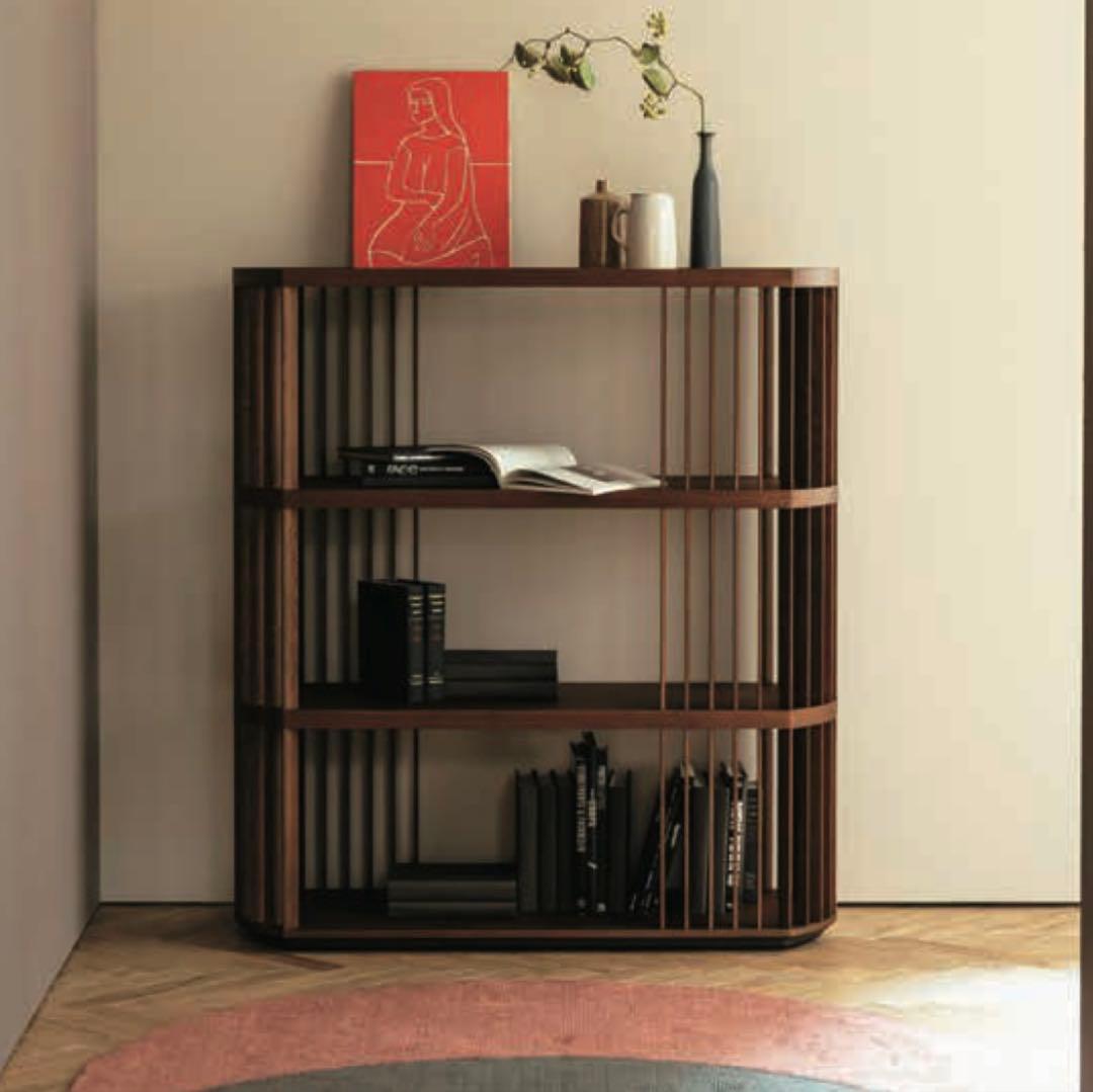 90万 新品同様【arflex】CASTELLO シェルフ オーク 飾り棚