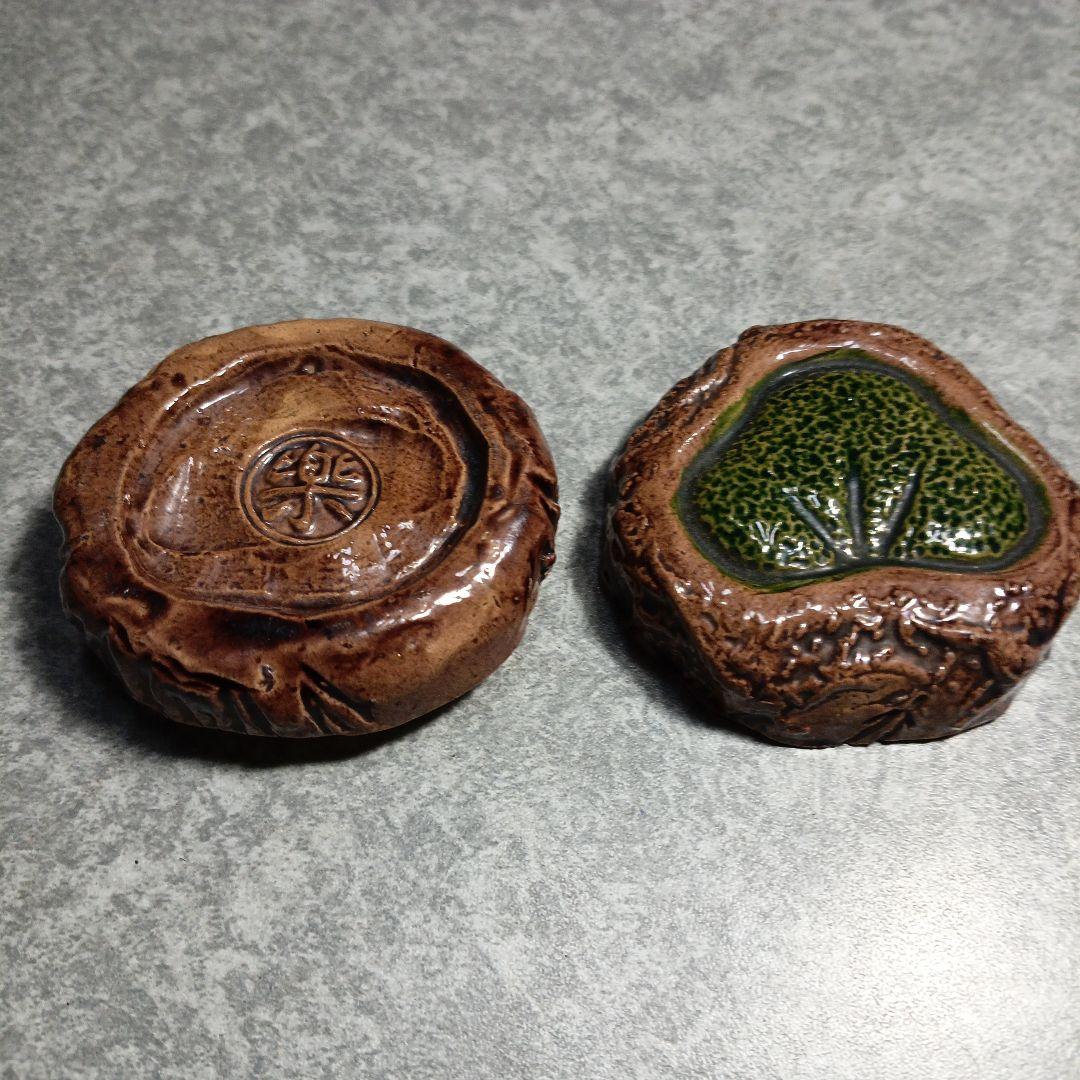 陶器 香合 動物型（鶏） 木箱付まとめて8点