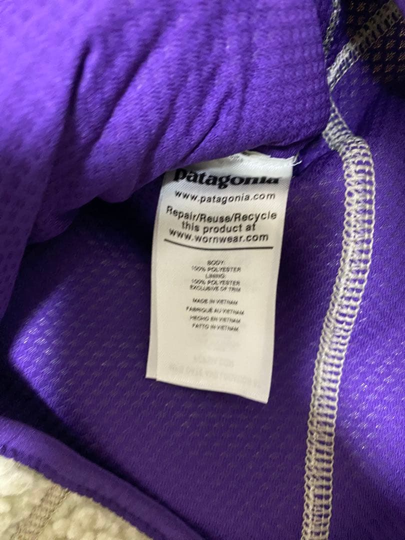 美品　パタゴニア patagonia レトロX ベストペリカン パープル