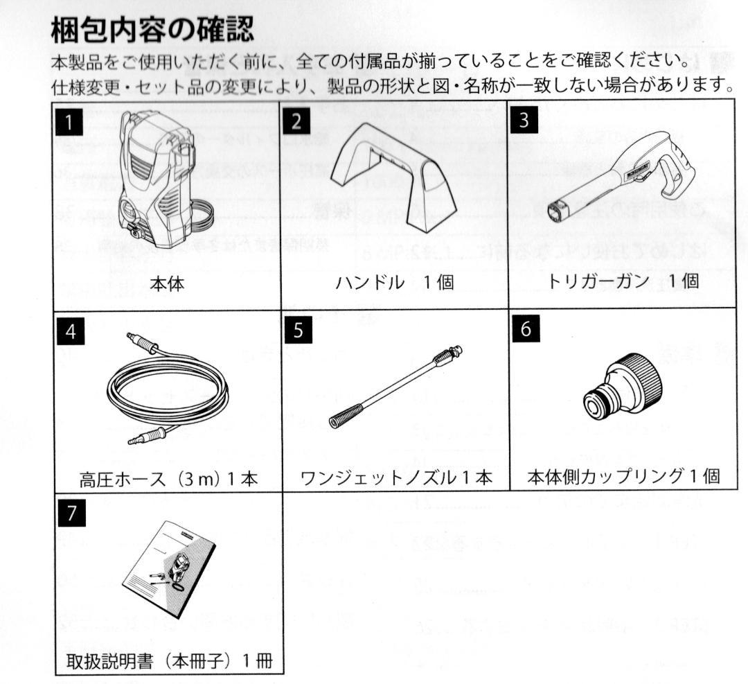 ケルヒャー　家庭用高圧洗浄機　k1X