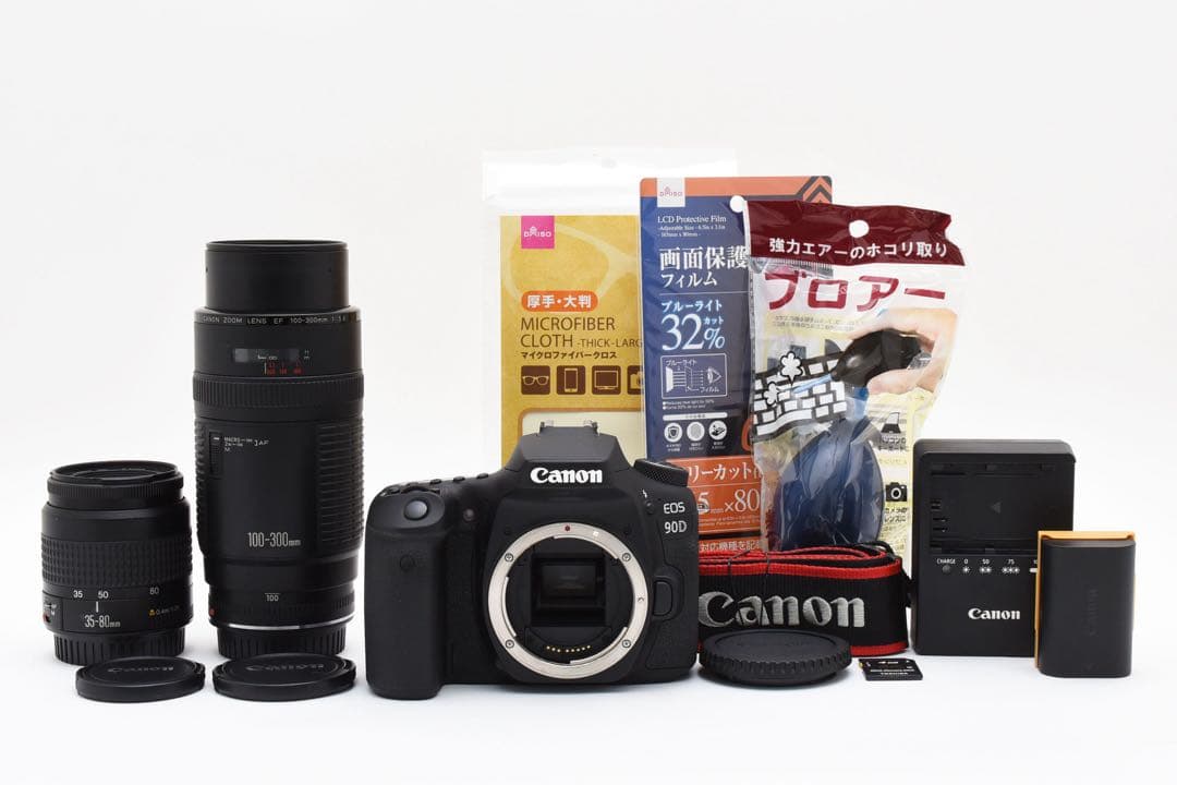 デジタル一眼レフカメラ Canon EOS 90D標準&望遠ダブルレンズセット
