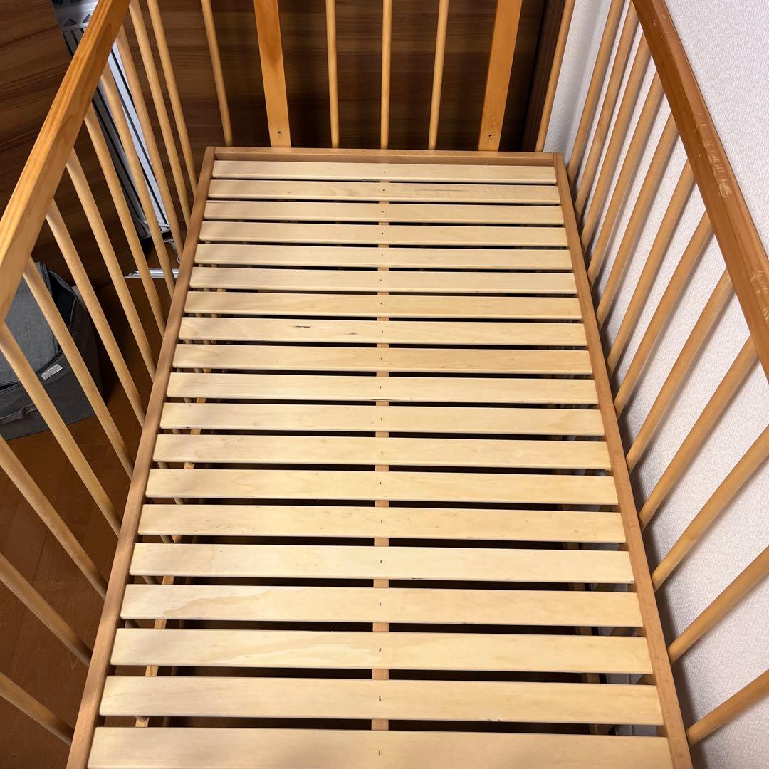 フォルスカ　ベッドサイドベッド　キャスター付　ジョイント用安全ベルト付