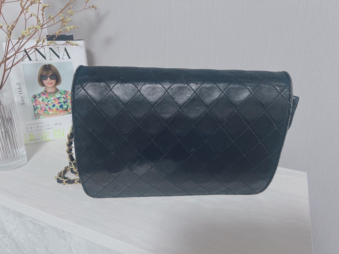 Chanel ブラック ショルダーバッグ