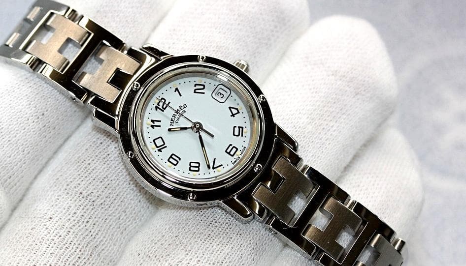 HERMES　CL4.210　WhiteDial　エルメス　クリッパー 040