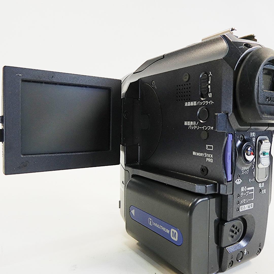 動作品 ソニーDCR-PC300 MiniDV ビデオカメラ DVDダビングに