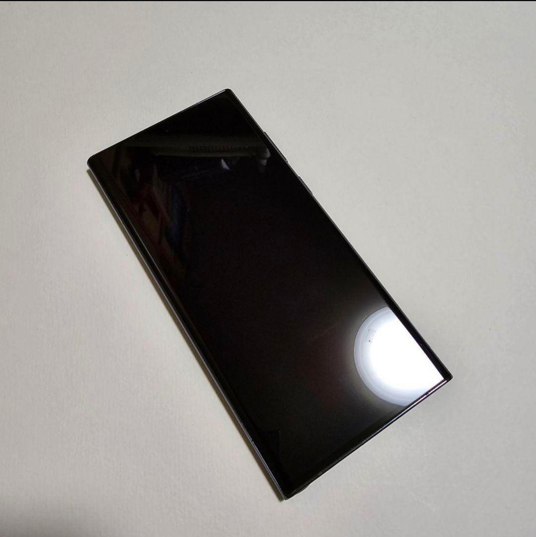 Galaxy S22 ultra 512GB SIMフリー カメラ無音設定可能