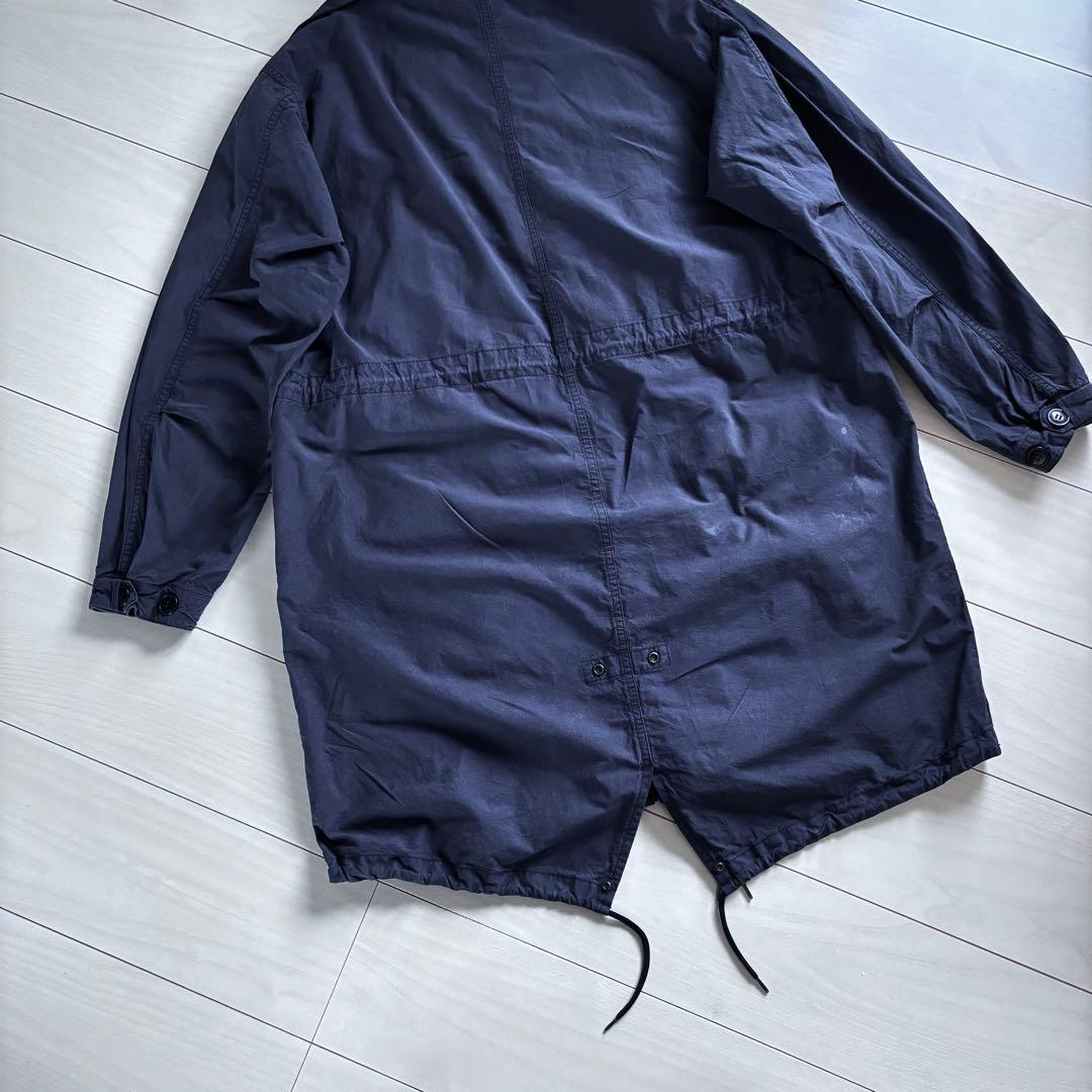 ✅COMOLI - コットンフーデッドモッズコート 2