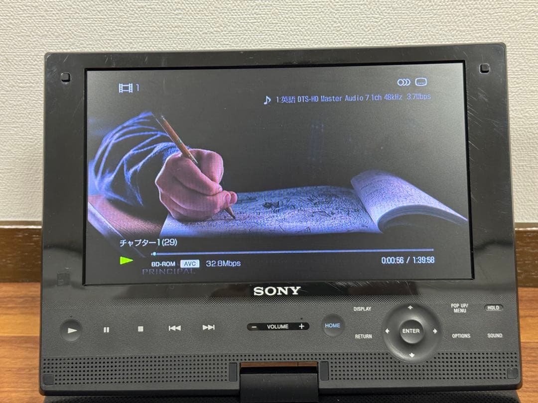 SONY Blue-ray DVD ポータブル　プレーヤー　BDP-SX910