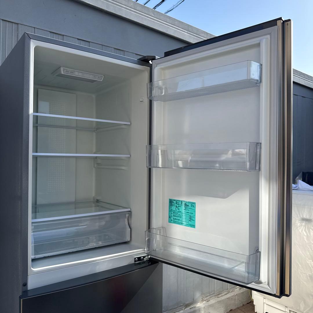 美品 Haier 冷蔵庫 Global Series シルバー 2ドア 270L