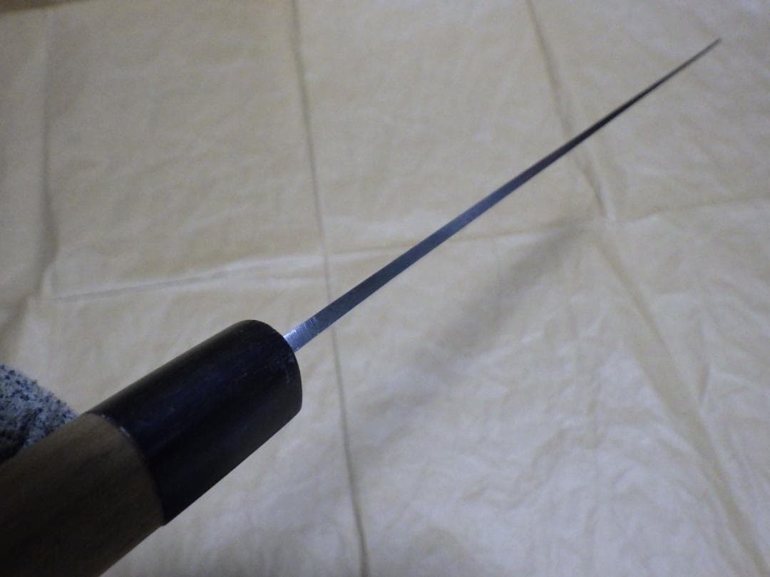 正本総本店★肉付包丁刃渡尺0寸★本水牛柄・玉白鋼★KS2833　　209