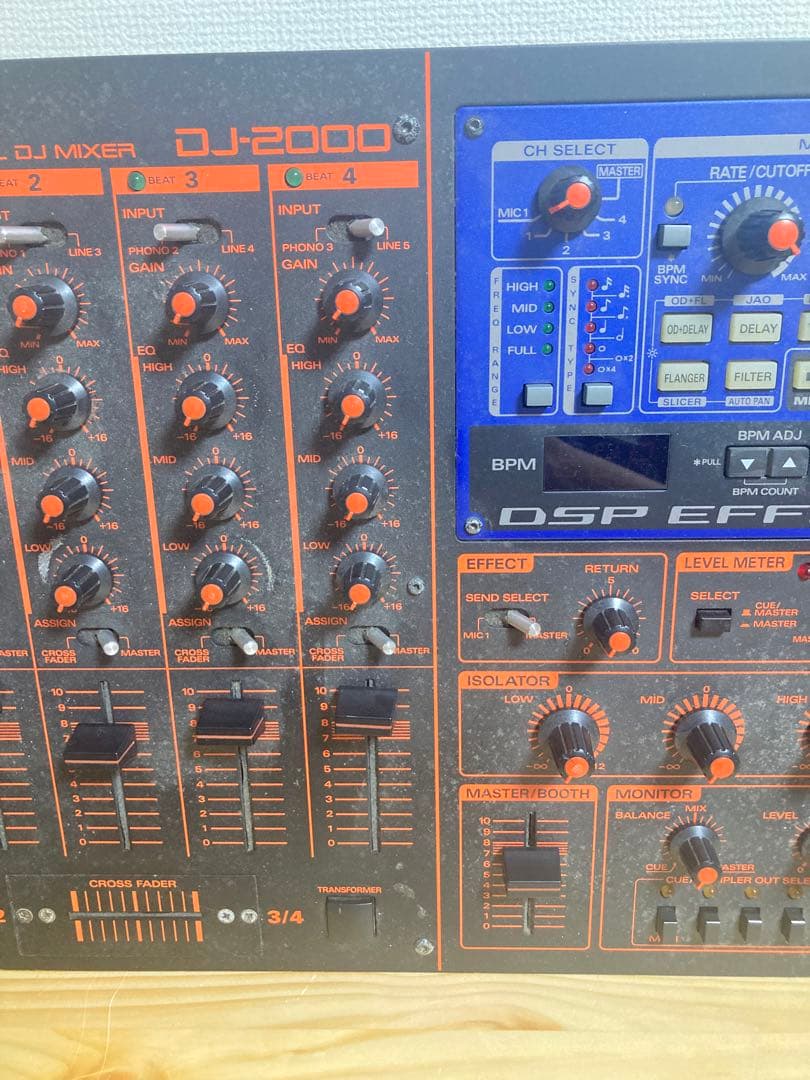 ☆超超激レア ROLAND DJ2000 ミキサー 名機 ジャンク品 ローランド