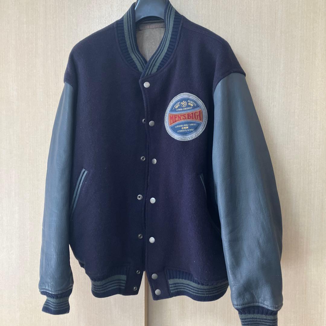 D*g様 【希少】80年代　MEN'S BIGI スタジャン ネイビー/グレー