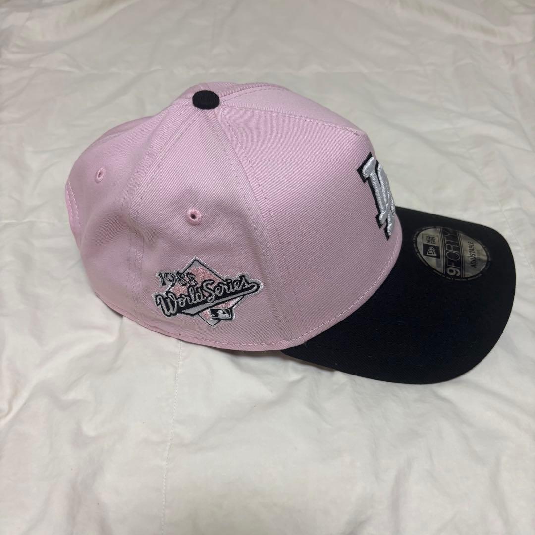 mi7cha　ニューエラロサンゼルスドジャース　LA ロゴ　ピンク