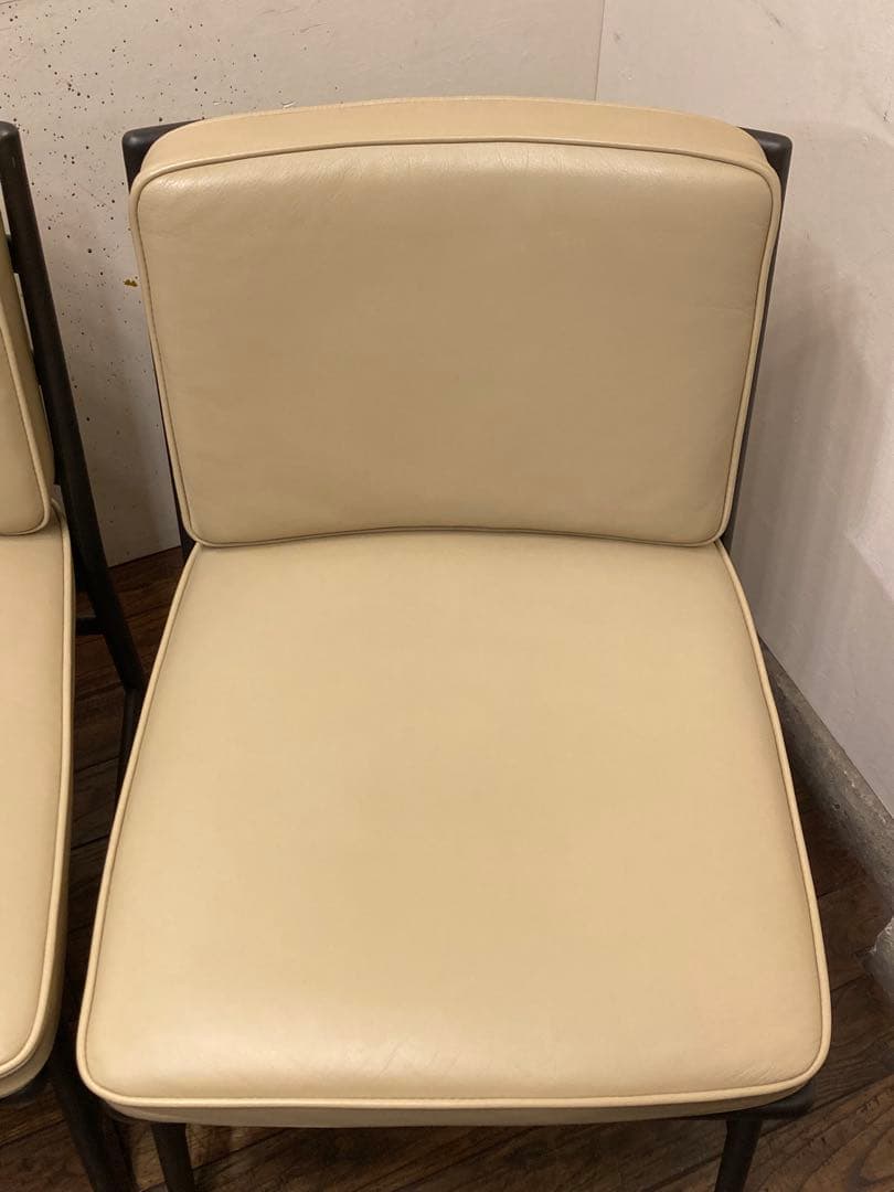 TIME&STYLE タイム＆スタイル SENSUAL ラダーバック 本革 2脚