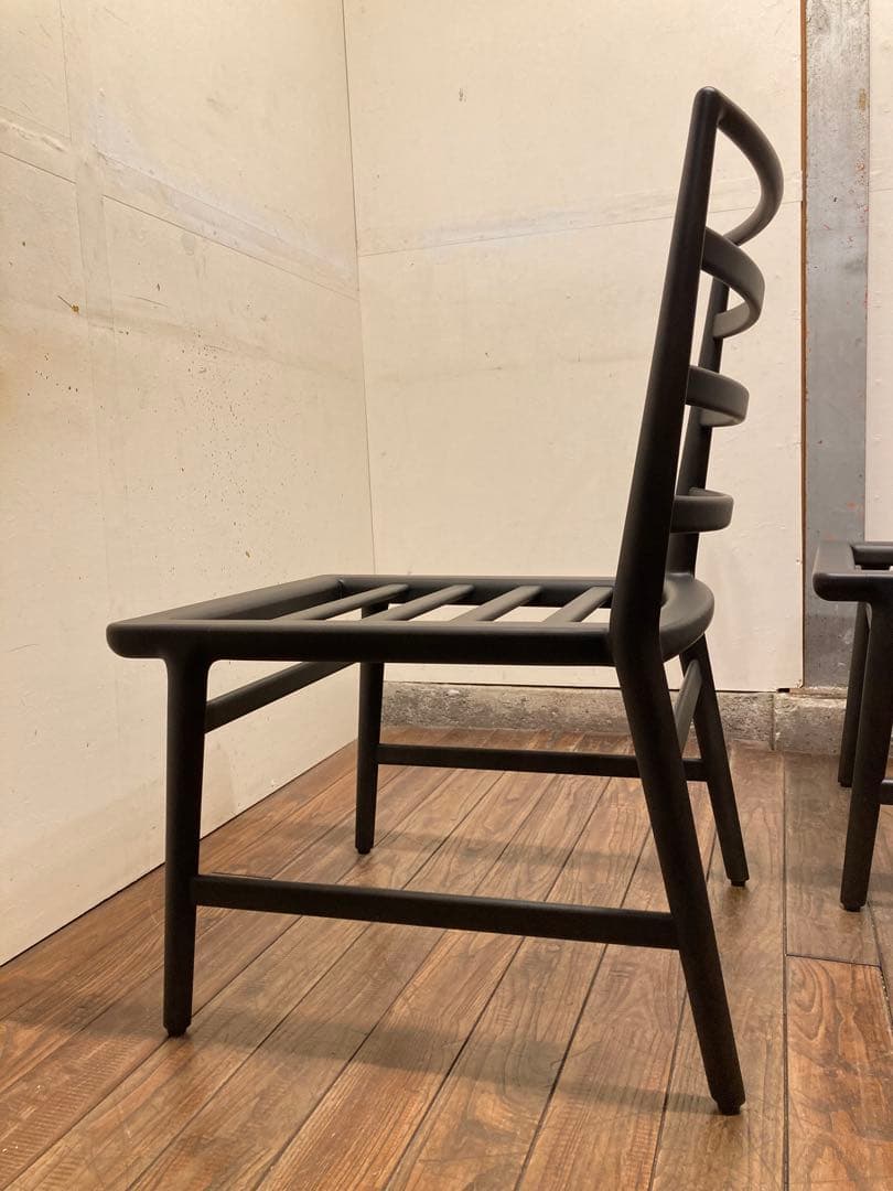 TIME&STYLE タイム＆スタイル SENSUAL ラダーバック 本革 2脚