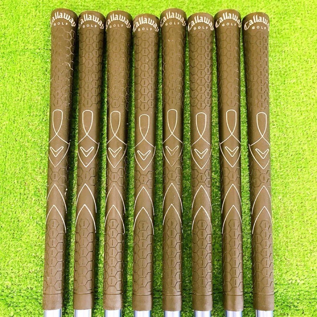 テ17★キャロウェイ X-20 豪華8本レディースアイアンセットL ライトブルー