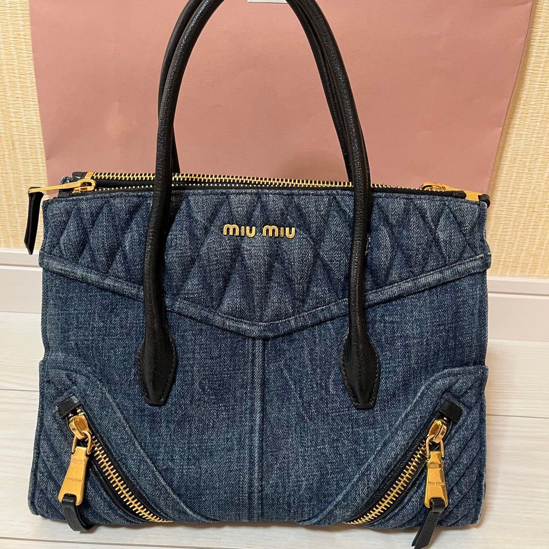 miumiu❤️ミュウミュウ 3wayデニムトートバッグ