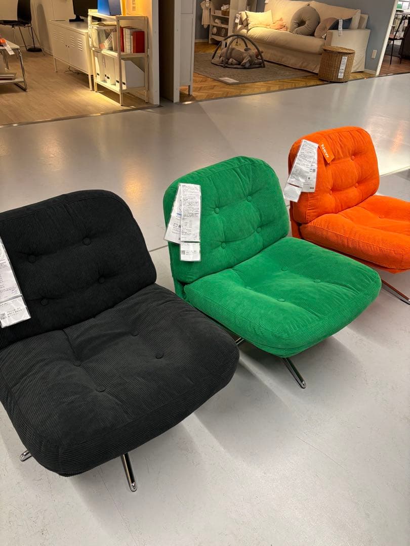 〔新品▼▲未開封〕IKEA ディヴリンゲ 1人掛けソファ回転パーソナルチェア