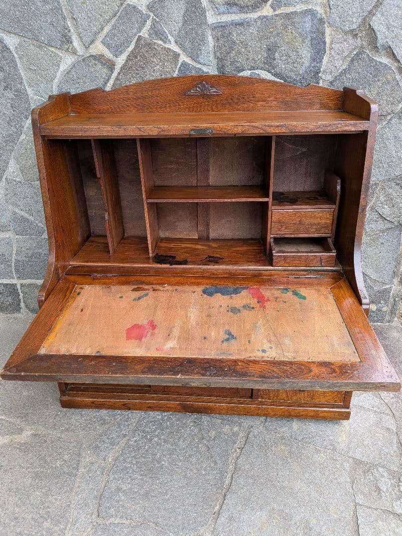 アンティークのライティングビューロー明治、大正時代