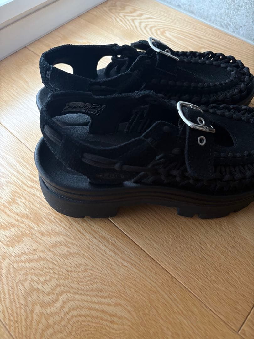 靴 KEEN UNEEK PLT MARY JANE BLACK 23cm