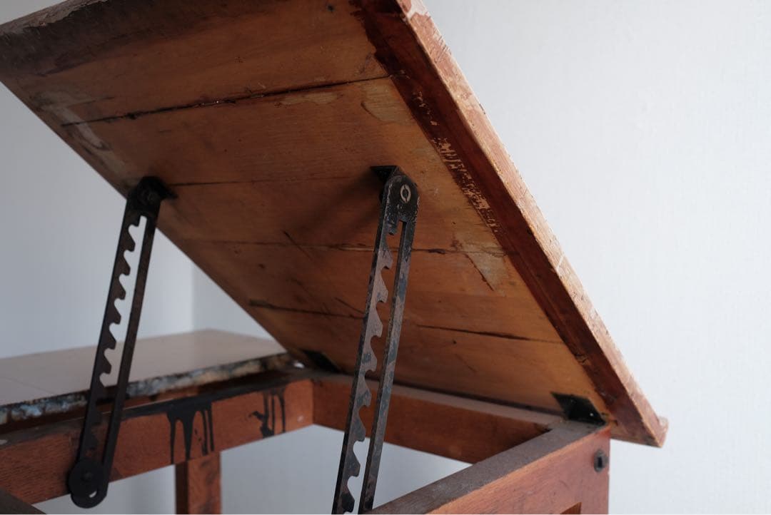 アメリカ製ヴィンテージ木製製図台 1960年代 店舗ディスプレイに最適