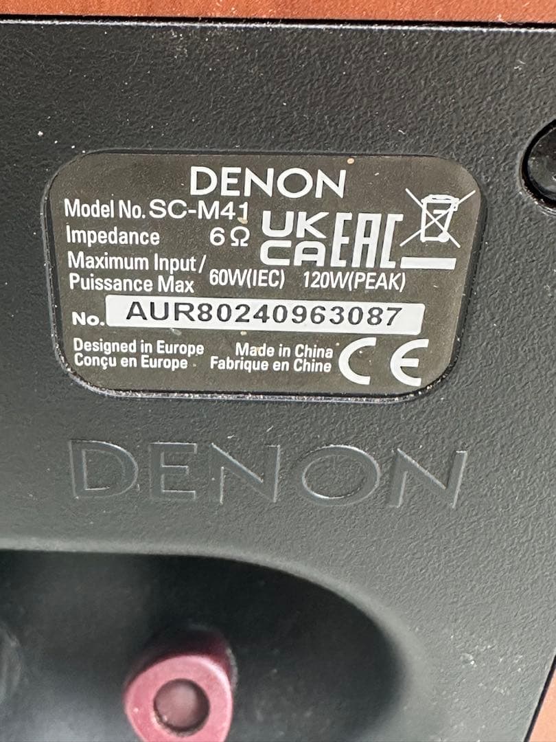 DENON 2ウェイスピーカー ！モデル・SC-M４１！ペア