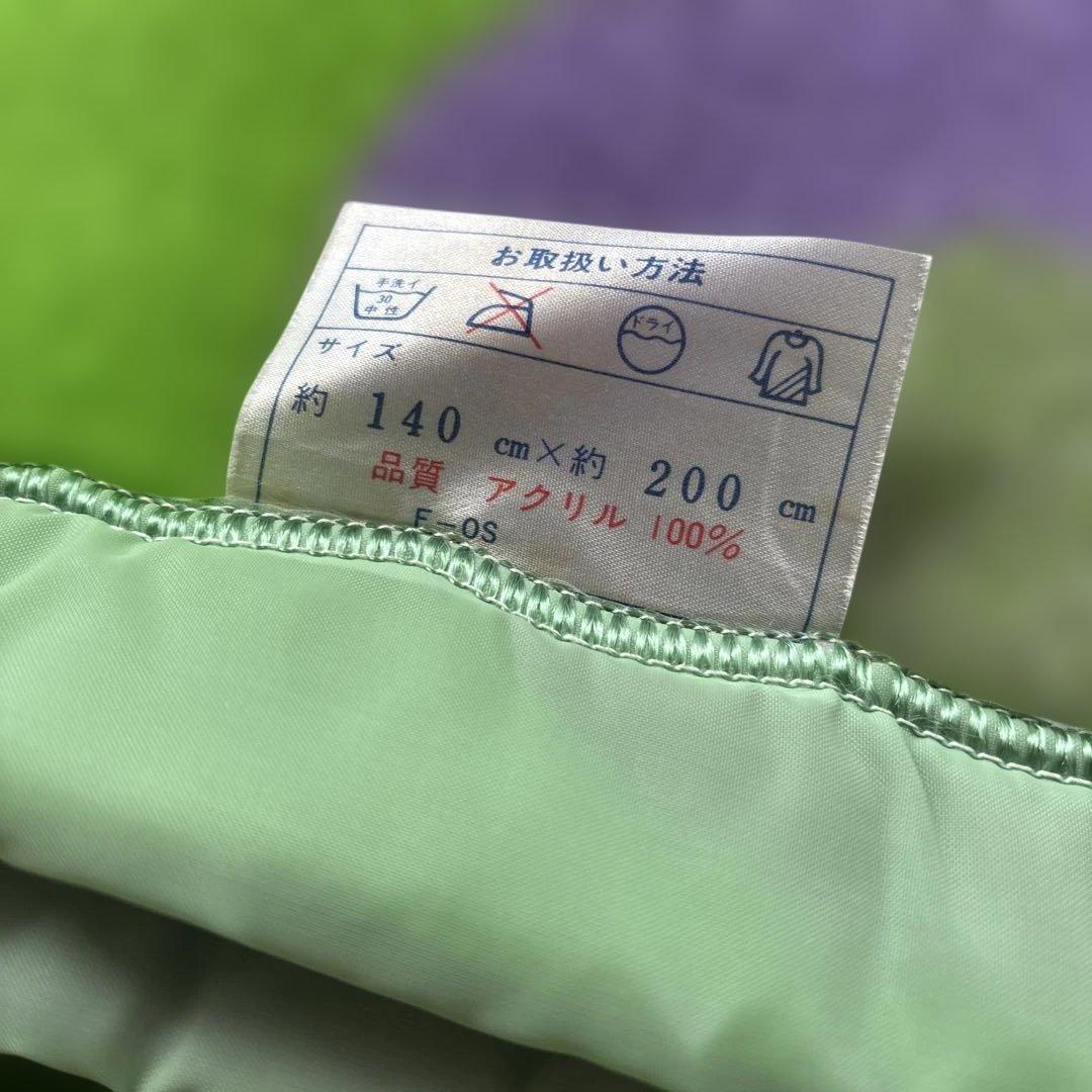 アクリル　ブランケット　毛布　レトロポップ