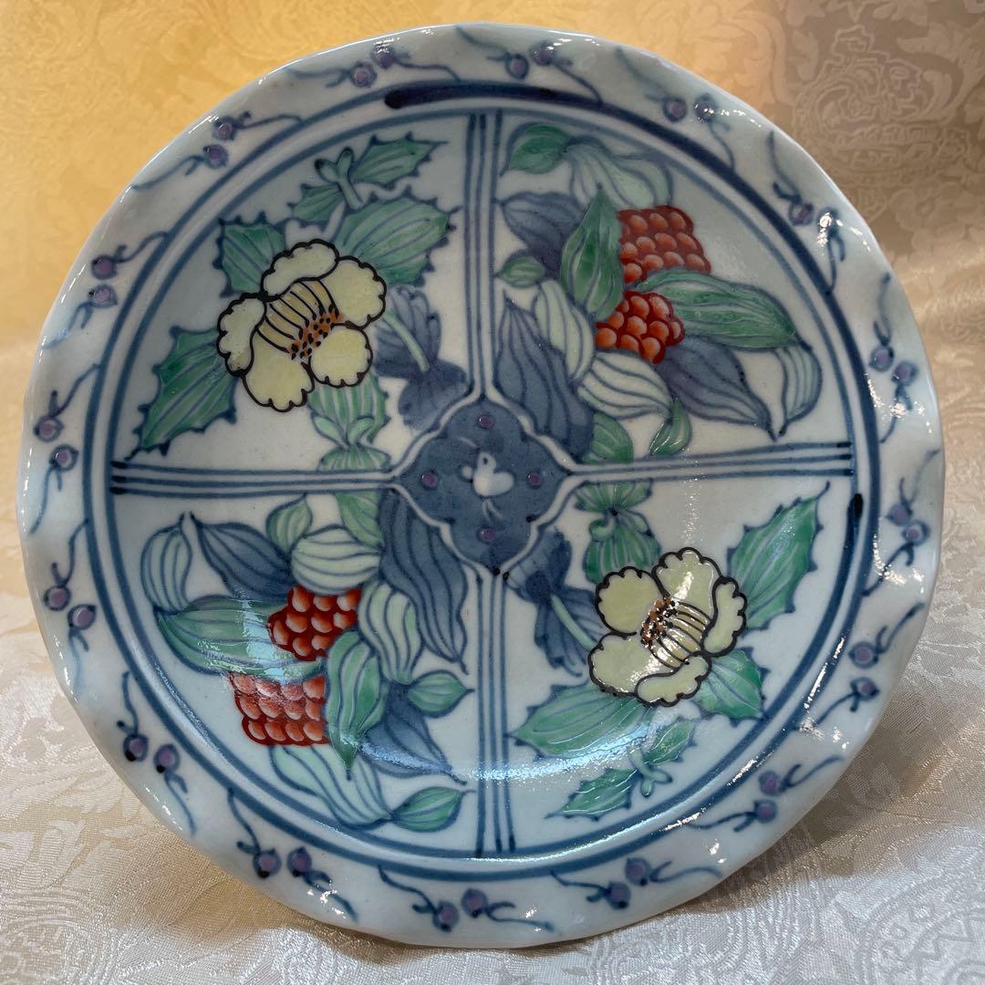 有田焼【佐藤走波】中皿　五枚組　高台