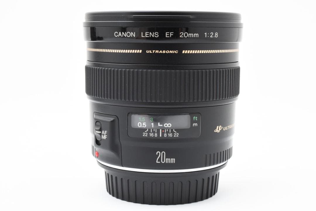 新品級 CANON EF 20mm F2.8 USM　AF レンズ　B784