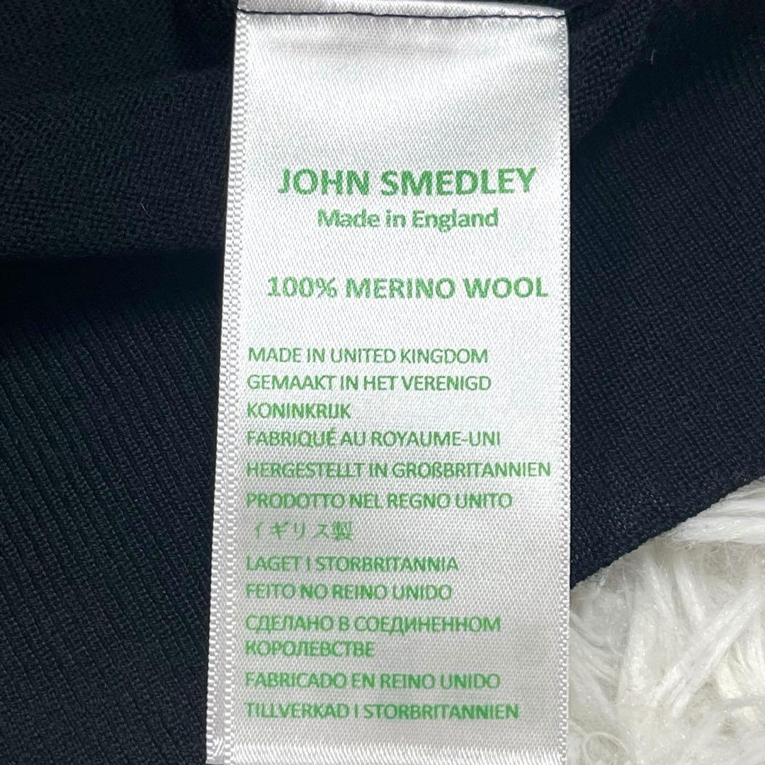 未使用品✨JOHN SMEDLEY タートルネックニット ブラック Lサイズ