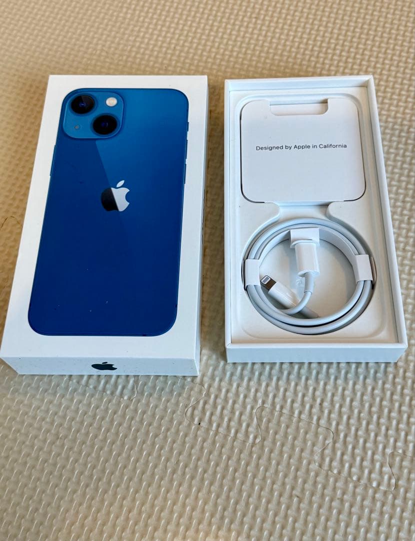 【美品】iPhone 13 mini 256GB ブルー SIMフリー