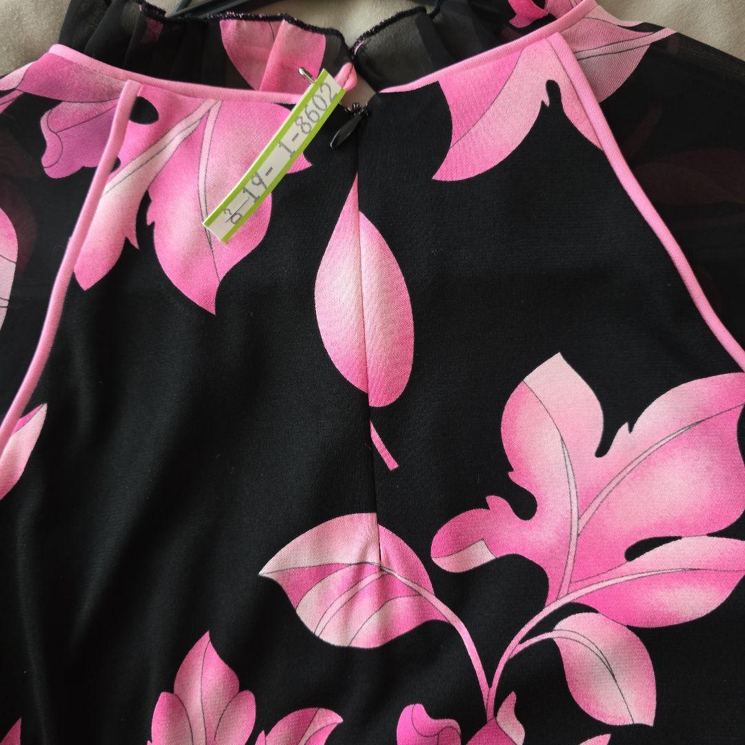 Leonard　カンカン 長袖ワンピース 40サイズ美品　クリスマス特価！！