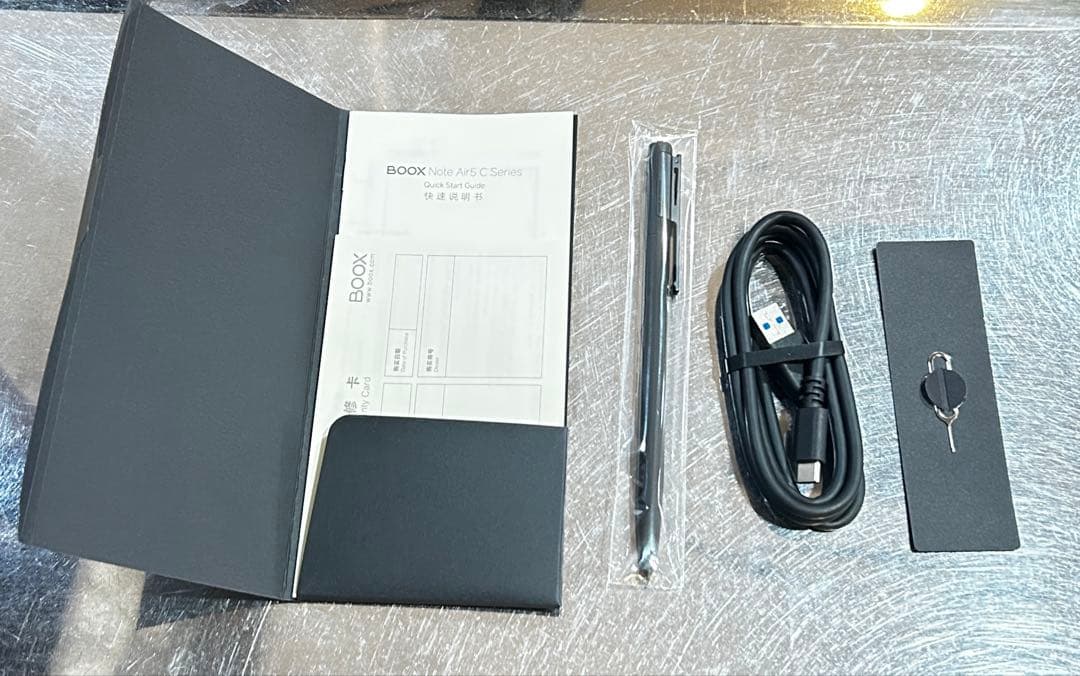 BOOX note Air 5C カラー電子書籍リーダー 純正ペン・カバー付き