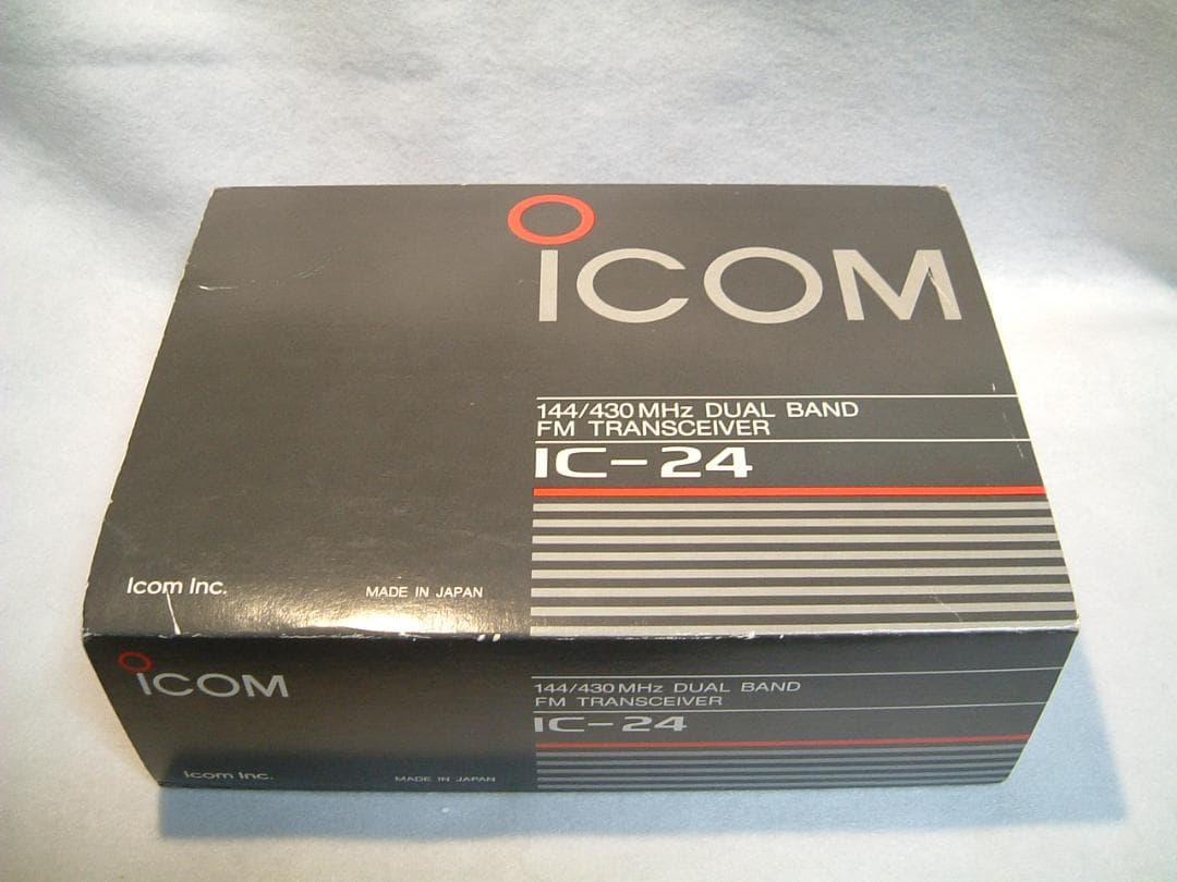 【動作品】【icom IC-24】144/430MHz FMトランシーバー＋電源
