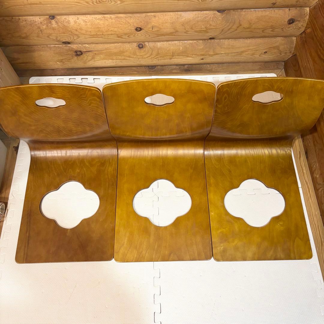 HIKARI 光製作所 曲げ木座椅子 6脚セット 和モダン 座椅子