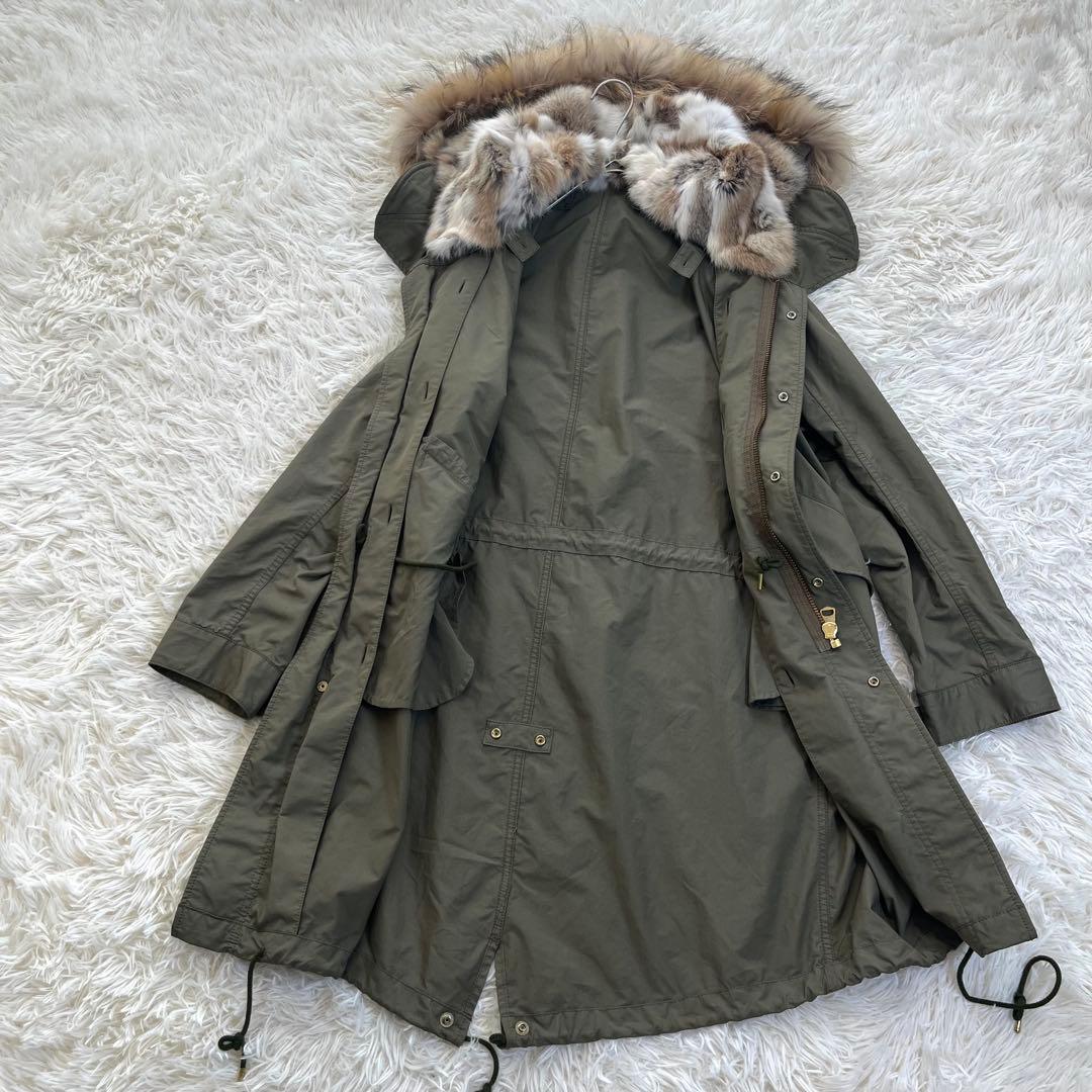 ドゥーズィエムクラス リアルファー ライナー付きモッズコート M65 4way