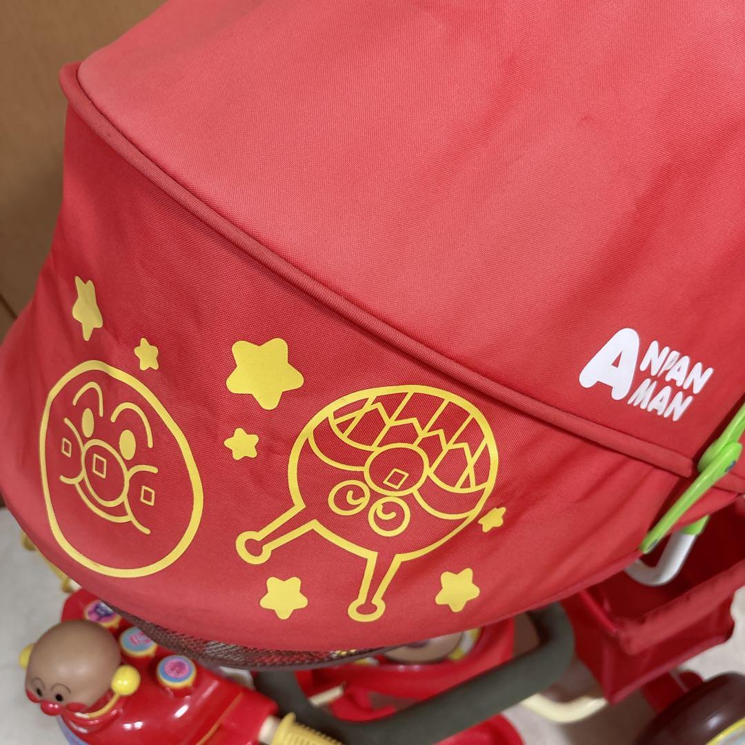 アンパンマン 三輪車 それいけ！アンパンマン デラックスII レッド 赤