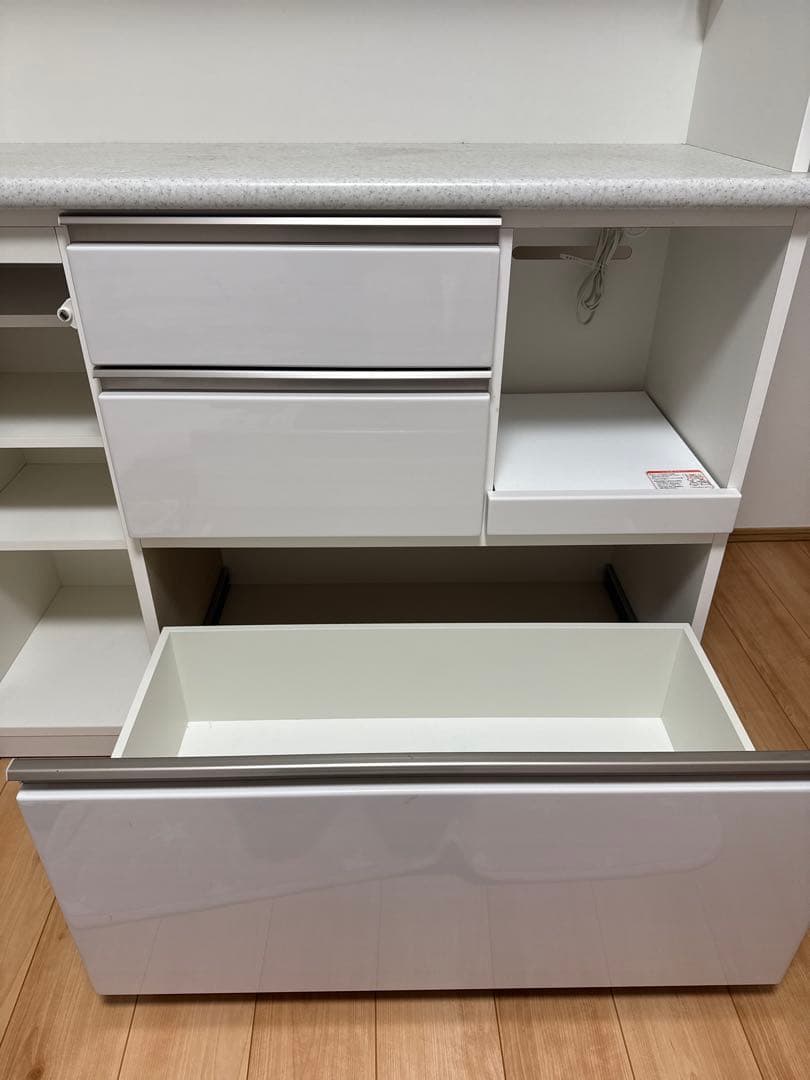 ニトリ　キッチンボード (アルミナ2 120KB WH)