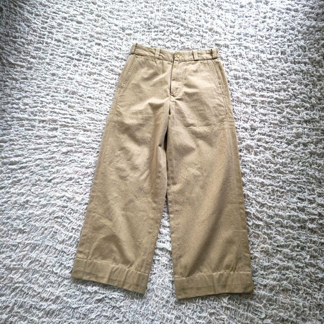 45R おこめチノのシャルロット　ワイドパンツ　ベージュ　サイズ1