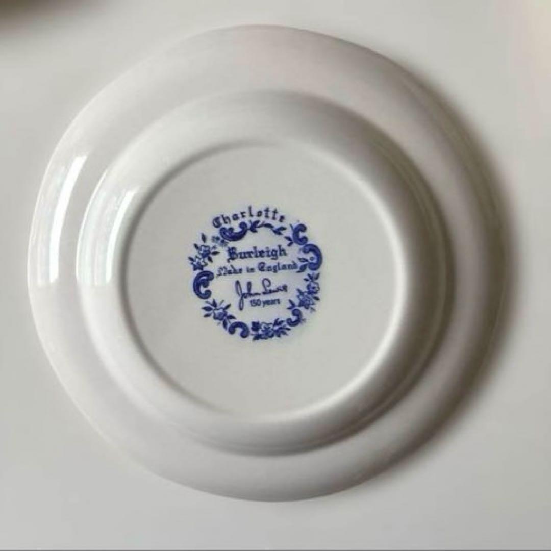 burleigh バーレイ シャーロット　プレートＳ　花柄　希少　廃盤　限定品