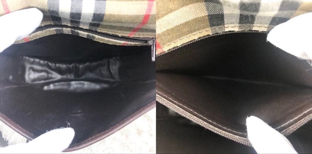 【希少】バーバリー シェルター ノバチェック シャドーホース ショルダ