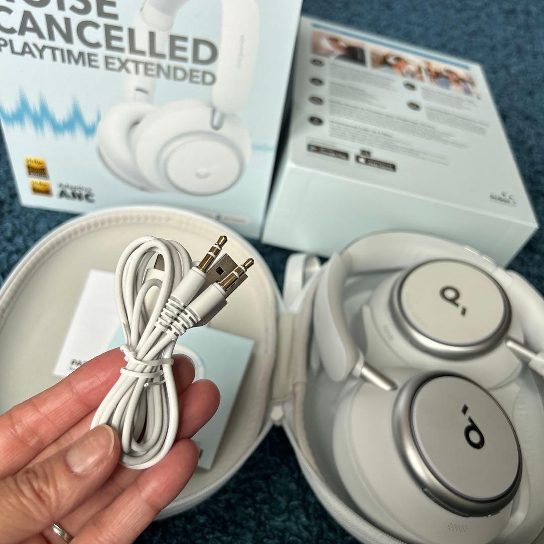 soundcore by Anker Space Q45 ワイヤレスヘッドホン白